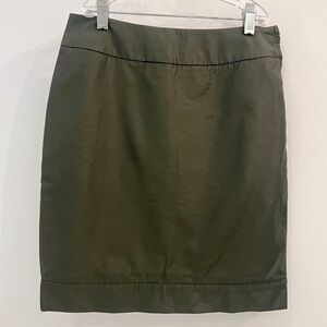 H&M Olive Green Pencil Skirt